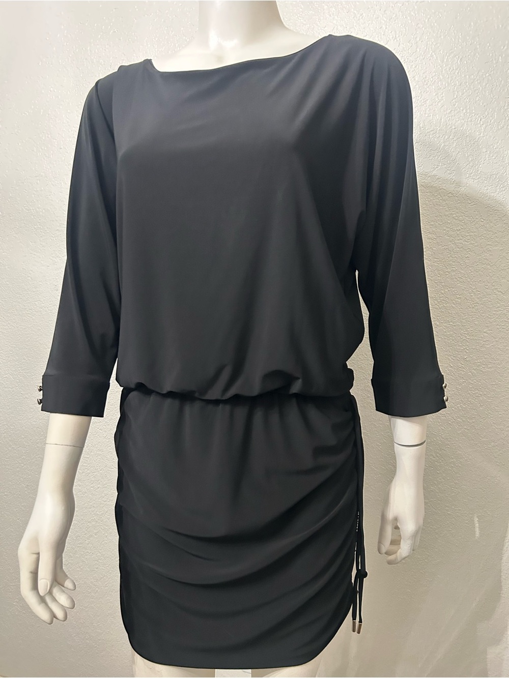 White House Black Market Black Classic Crewneck Top